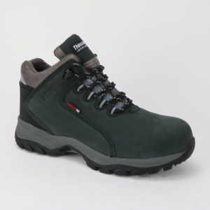 Nubuck leather rubber sole mens boots, hiking boots, brand safety shoes