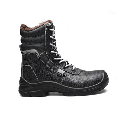 Wholesale waterproof anti slip steel toe work men safety boots mining shoes