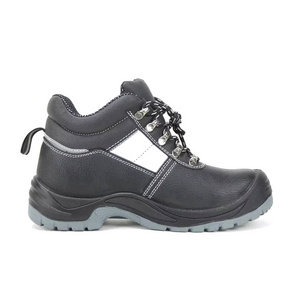 S3 injection machine waterproof  leather work industrial steel toe safety shoes for men