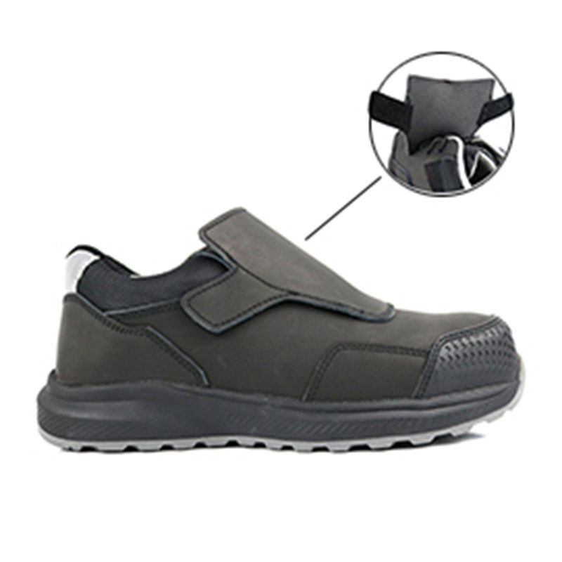 2024 latest fashion low cut slip on steel miners rubber breathable industrial safety shoes