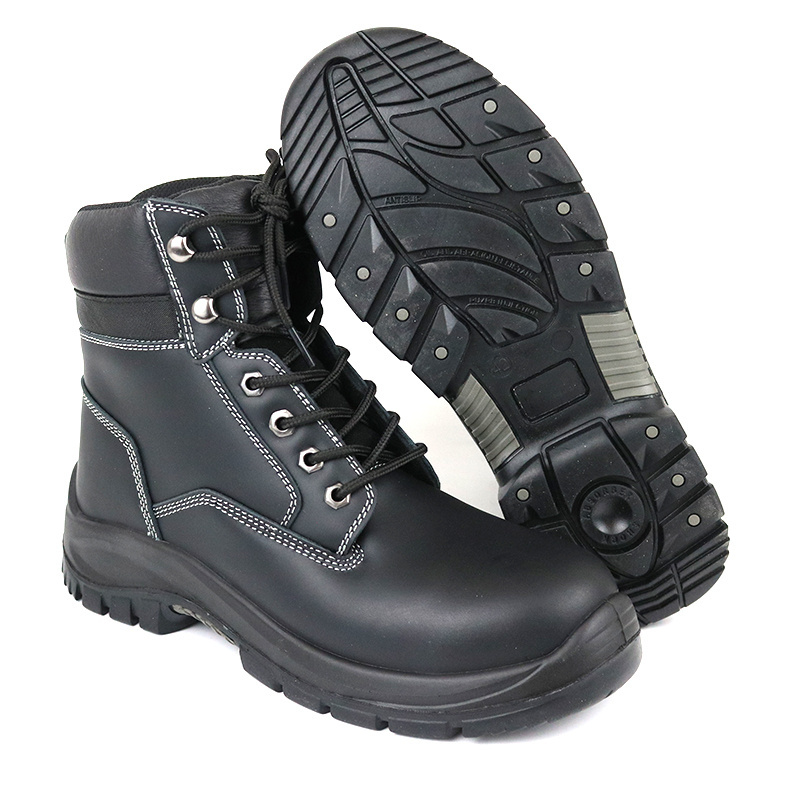 CE safety construction leather fashion approved industrial work light weight  electrician safety shoe boots