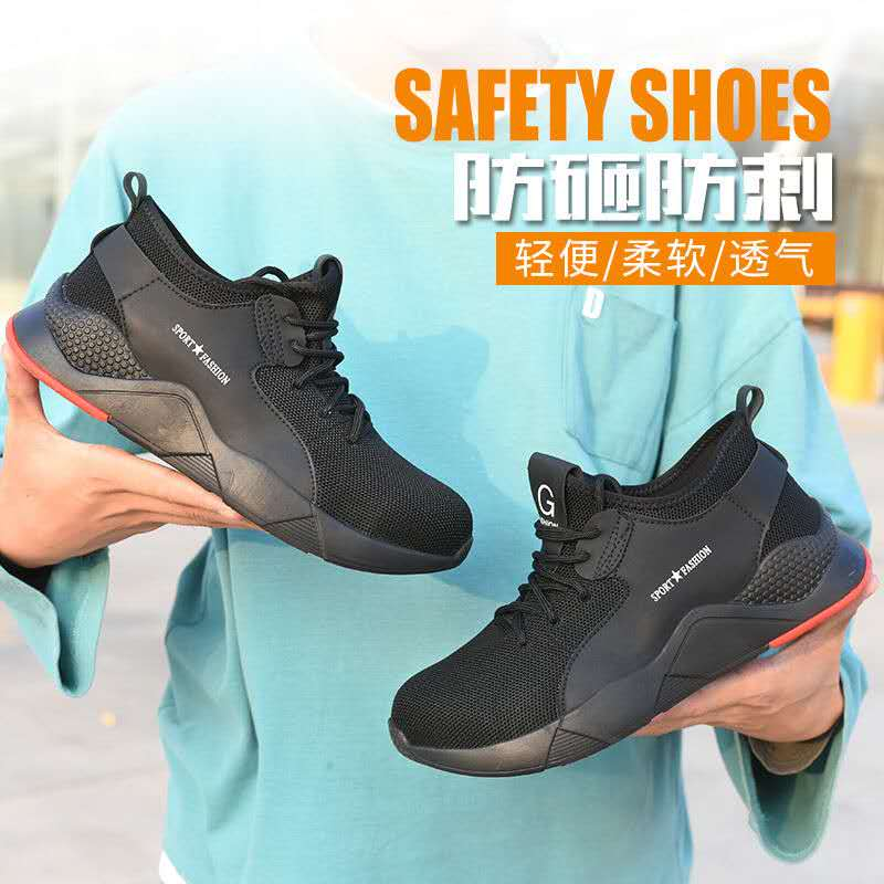 Steel Toe shoes safety shoes Men and Women Construction Breathable Light weight Safety Shoes Sneakers cheap price