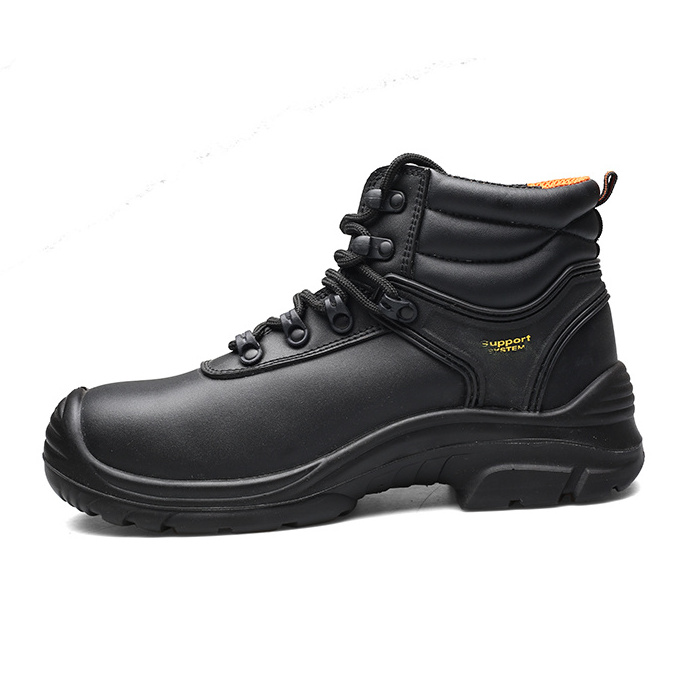 New Anti static construction waterproof genuine leather safety shoes