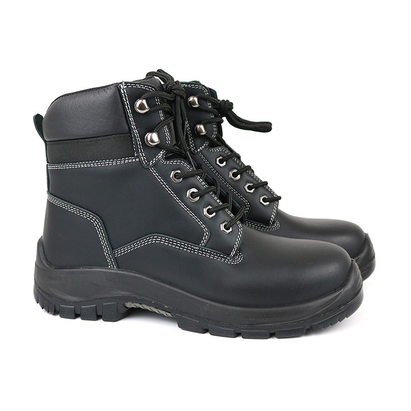 CE safety construction leather fashion approved industrial work light weight  electrician safety shoe boots