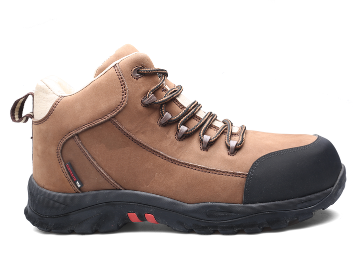 Heat resistant rubber sole leather steel toecap safety boots shoes safety shoes for men construction