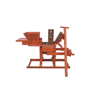 Manual Clay Lego Interlocking Brick Paving Brick Molding Machine Cheap Hand Operated Clay Hollow Brick Molding Machine