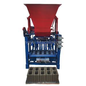 4-35 type mobile brick making machine hydraulic steel bar cushion block machine slag coal gangue brick making machine