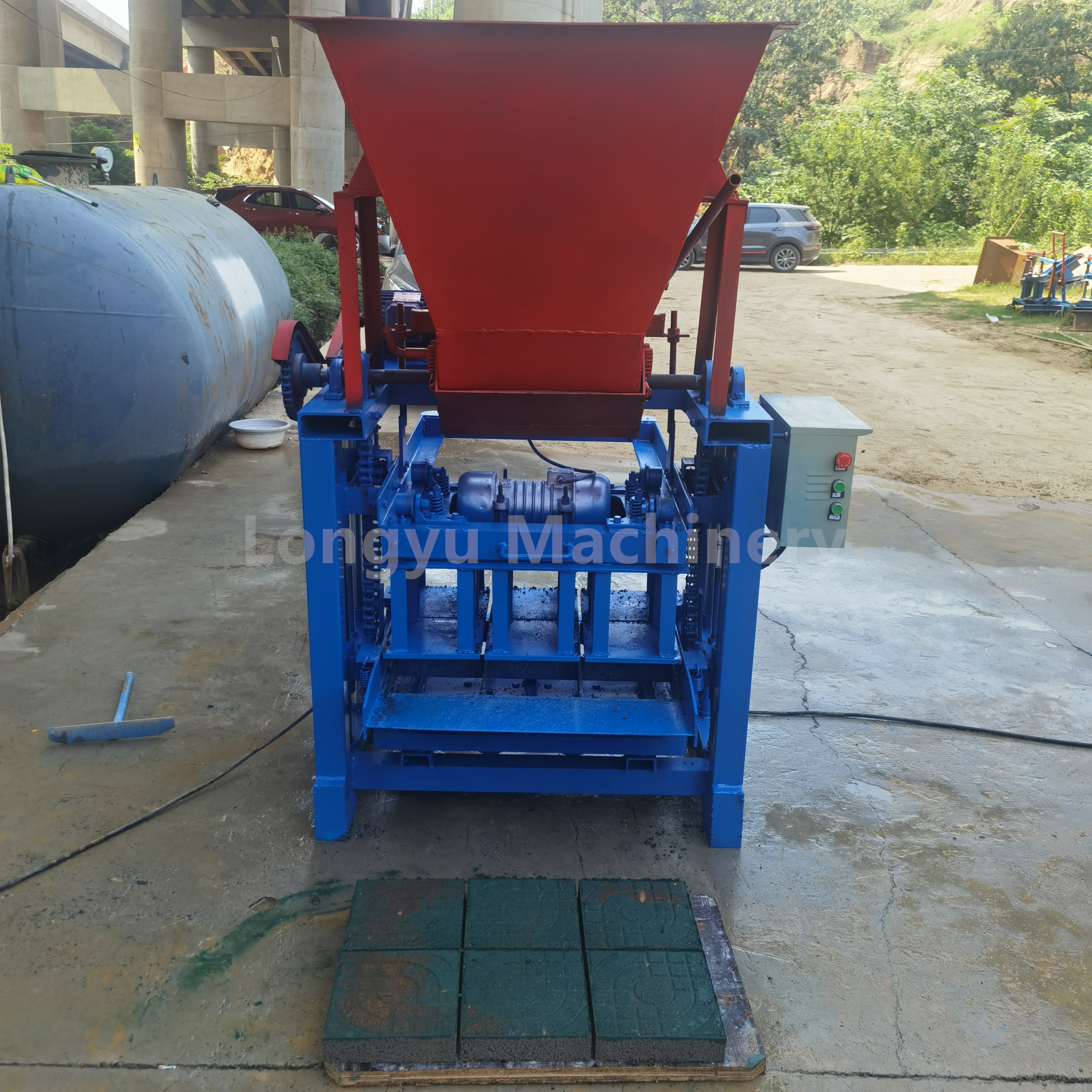 precast concrete house molds customized 4-35 type brick making machine