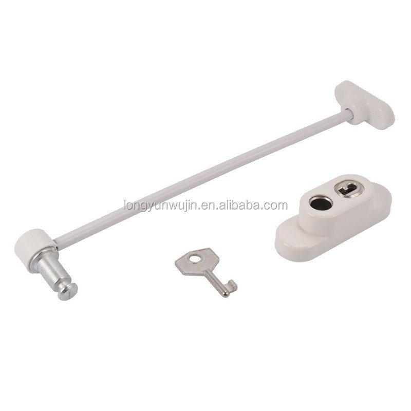 Window retractable cable lock,baby safety cable window locks,casement stay adjuster