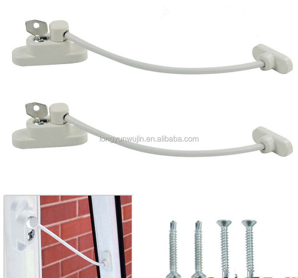 Window Door Restrictor Security Locking Cable Child Baby Safety chain Locks