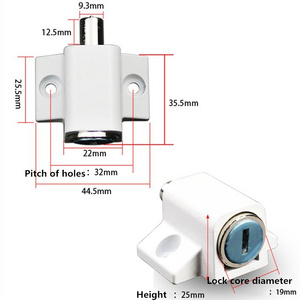 Lock sliding sash  security shift  safety steel   lock with strikes ferrules keys and installation screws