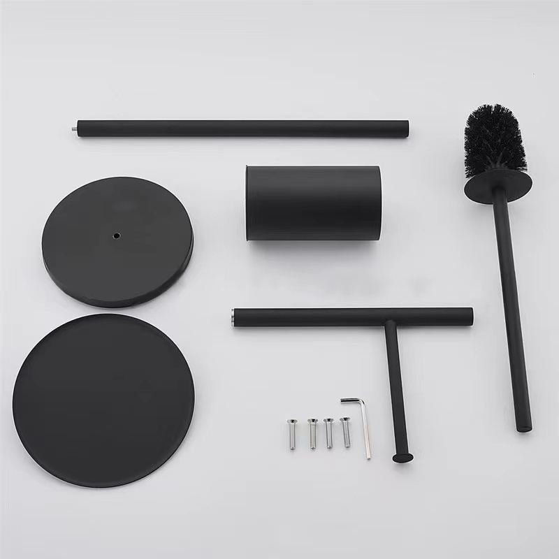 bathroom accessories with tissue holder toilet brush holder cleaning brush toilet brush set