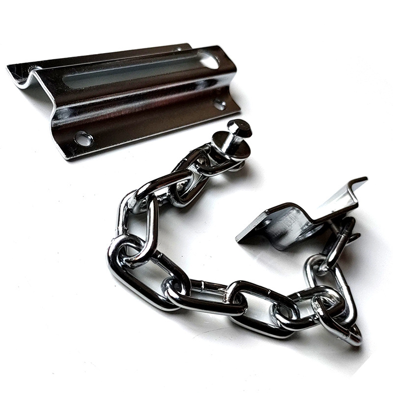 Door Chain for Front Door - High Security Door Chain Lock with Chrome Finish