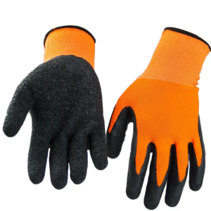 Hot-selling double-layer hanging glue wear resistant non-slip protective safety gardening gloves