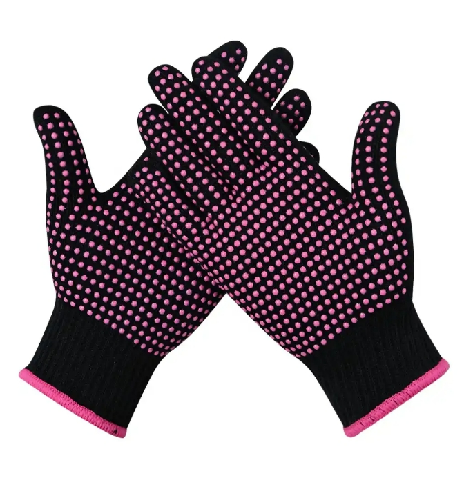 Gloves Wholesale from China DOT Plastic Protective PVC DOT Glue Anti Slip CottonKnitted PVC Dotted Coated Safety Work Gloves