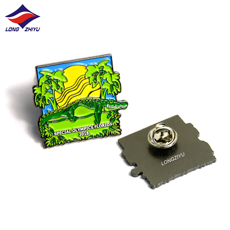 China Factory Cute Metal Enamel Pins Color Changing Pins Lovely Custom Enamel Badge Badge Making Machine