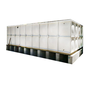 Portable Water Treatment Plastic 2500 Gallon FRP Sectional Water Tank