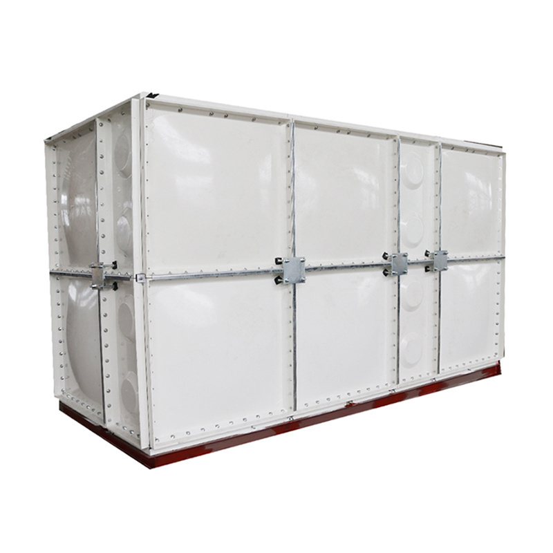 Portable Water Treatment Plastic 2500 Gallon FRP Sectional Water Tank