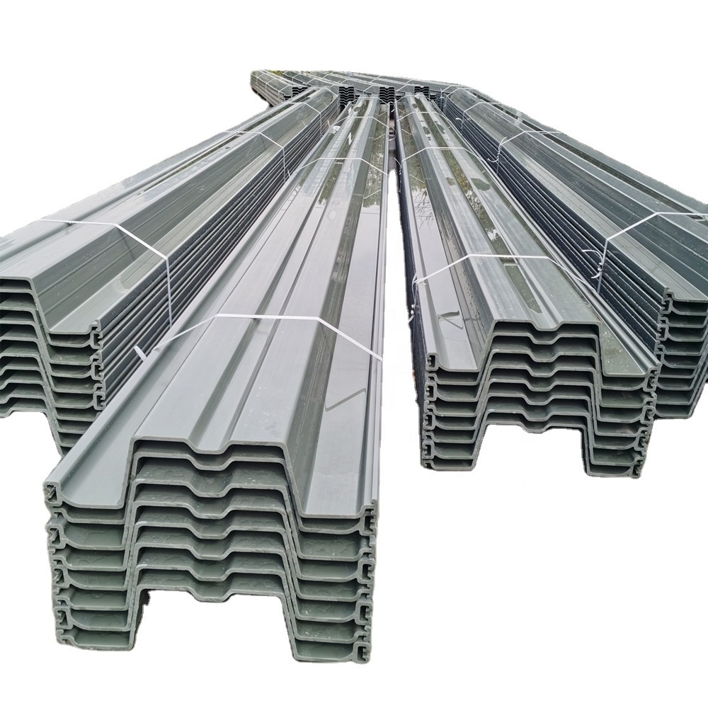 Durable U Type Vinyl Steel Sheet Pile For Seawall