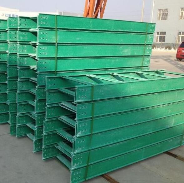 4m Long FRP Cable Ladder Crack Non Alkali Fiberglass Cable Tray