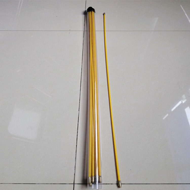 FRP Solid Fiberglass Push Pull Fishing Rod, OEM FRP Rod