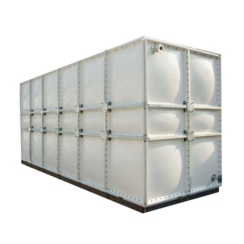 Portable Water Treatment Plastic 2500 Gallon FRP Sectional Water Tank