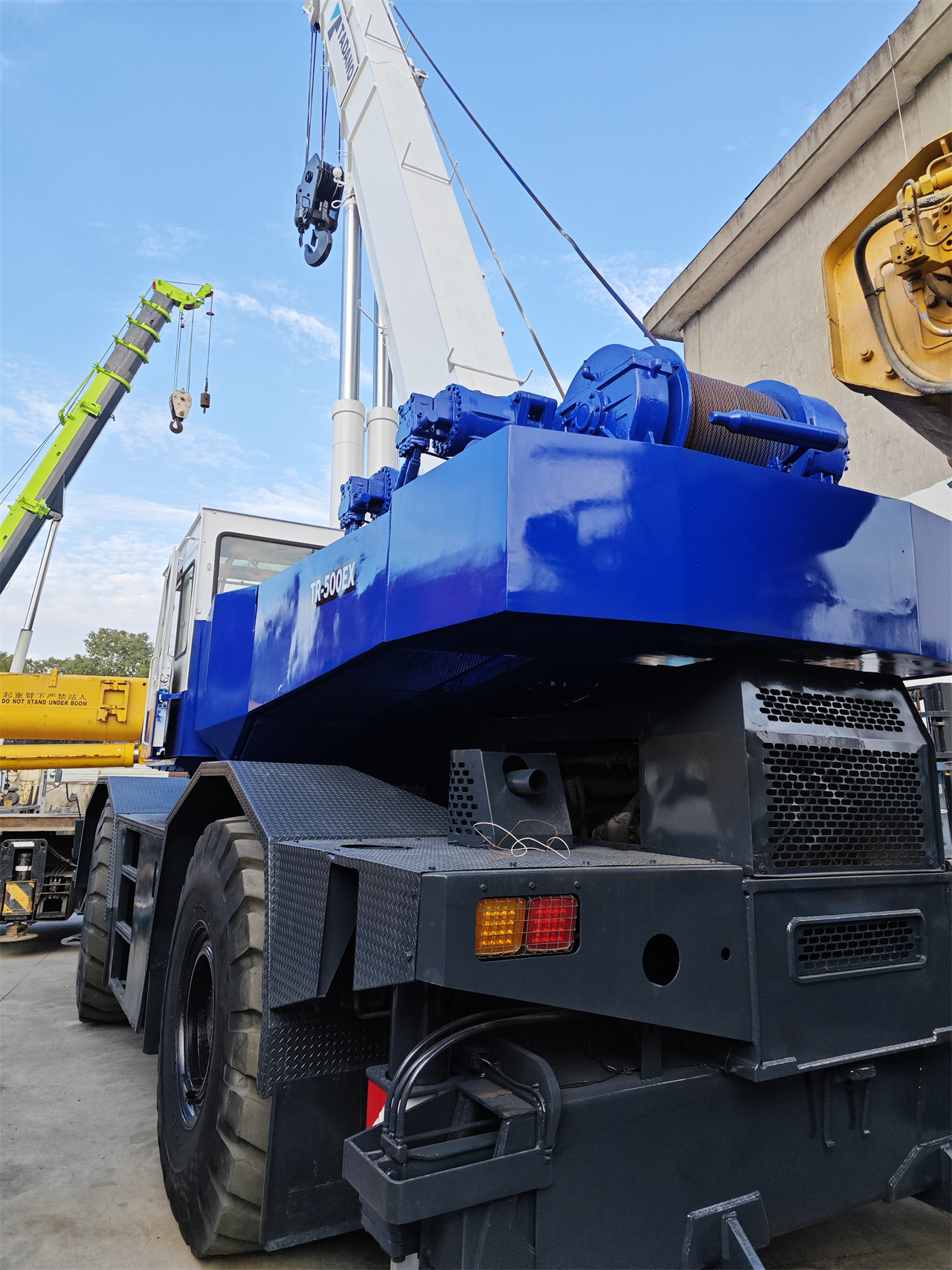 Cheap price 50 ton Tadano TR-500EX Rough Terrain truck crane used in stock