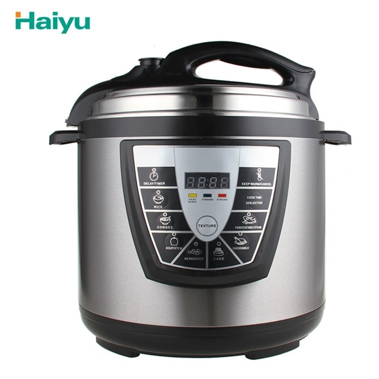 4L/5L/6L/8L/10L/12L Quart Portable Kitchen Appliances Big Capacity Digital Computer Electric Pressure Cooker with Press Control