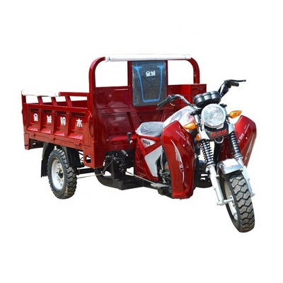 2024 China Hot Sale 150cc 200cc Three Wheel Tricycle Motorized Tuk Tuk Motorcycle Cargo Tricycle