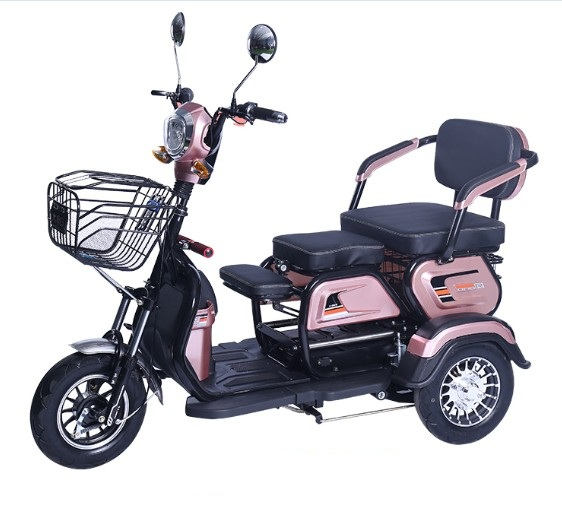 Wholesaler Price 600 Watt Lead Acid Electric Tricycle Three Seats 3 Wheels Electric Vehicle For Adults Use