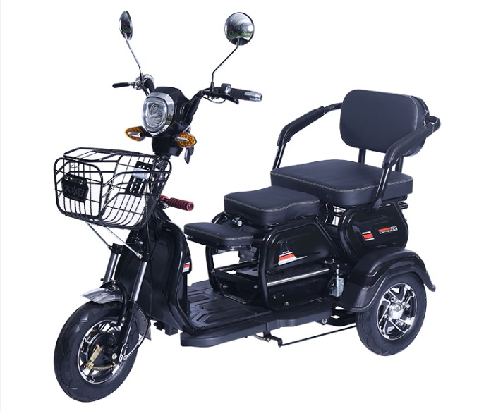 Wholesaler Price 600 Watt Lead Acid Electric Tricycle Three Seats 3 Wheels Electric Vehicle For Adults Use