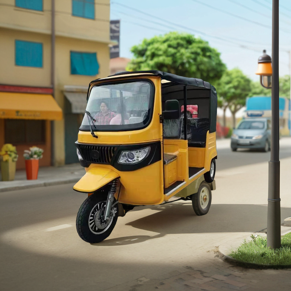 Indian Tuk Tuk Moto Taxi 150cc Motorized Passenger Tricycle in South America Reliable and Efficient Transportation Solution