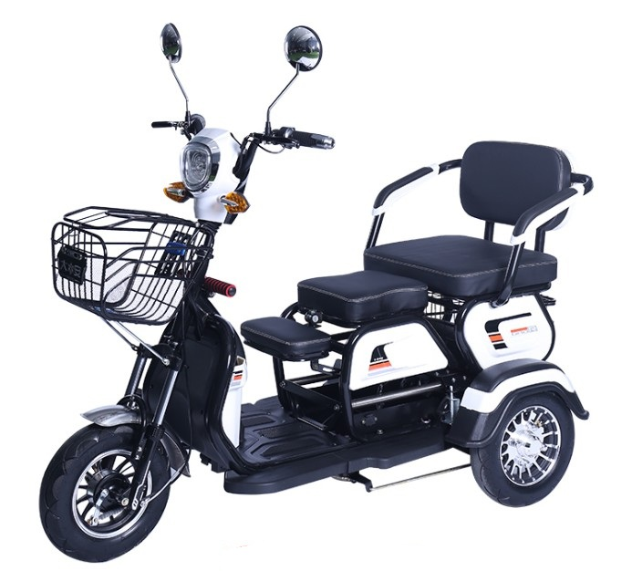 Wholesaler Price 600 Watt Lead Acid Electric Tricycle Three Seats 3 Wheels Electric Vehicle For Adults Use