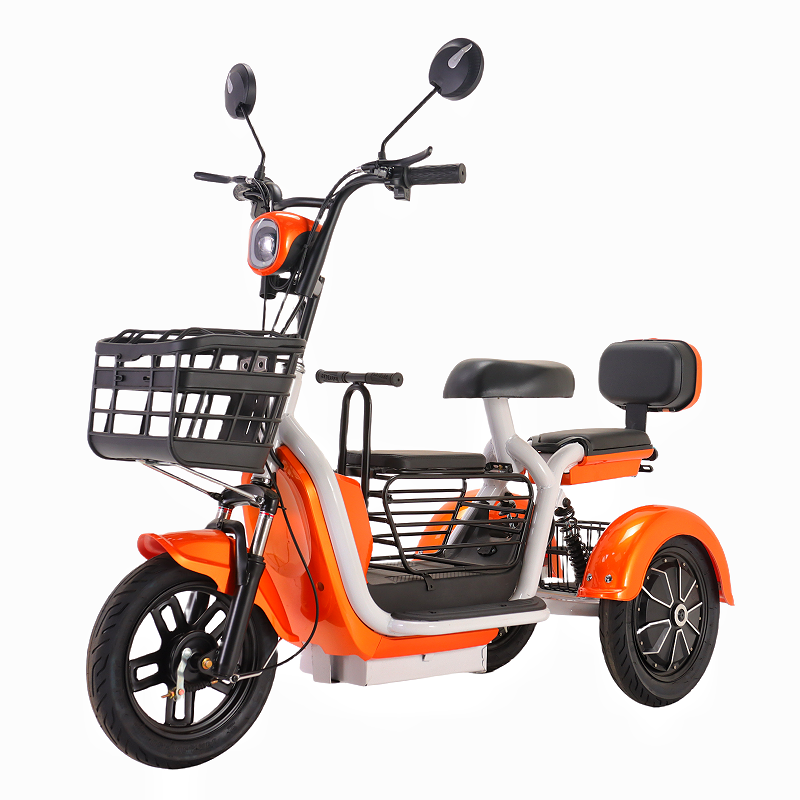 Solar Powered Electric Tricycle 48V 600W with Removable Battery Open Body Adult Tricycle from China