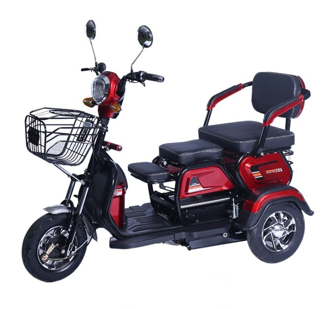 Wholesaler Price 600 Watt Lead Acid Electric Tricycle Three Seats 3 Wheels Electric Vehicle For Adults Use