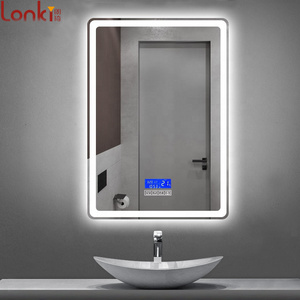 Reasonable price bathroom mirror with led light and bluetooth with speaker