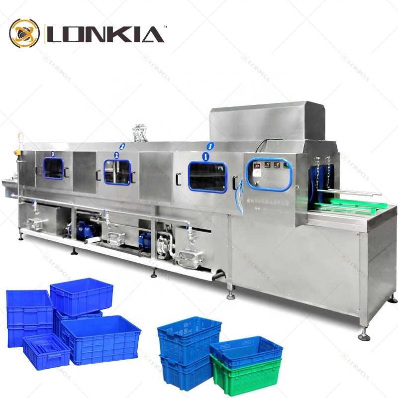 LONKIA Bin washing machine for black soldier fly larvae plastic feeding bins