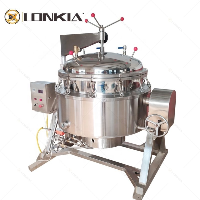 LONKIA Large-capacity boiled bone stock pot fully automatic pressure cooker commercial pressure cooker