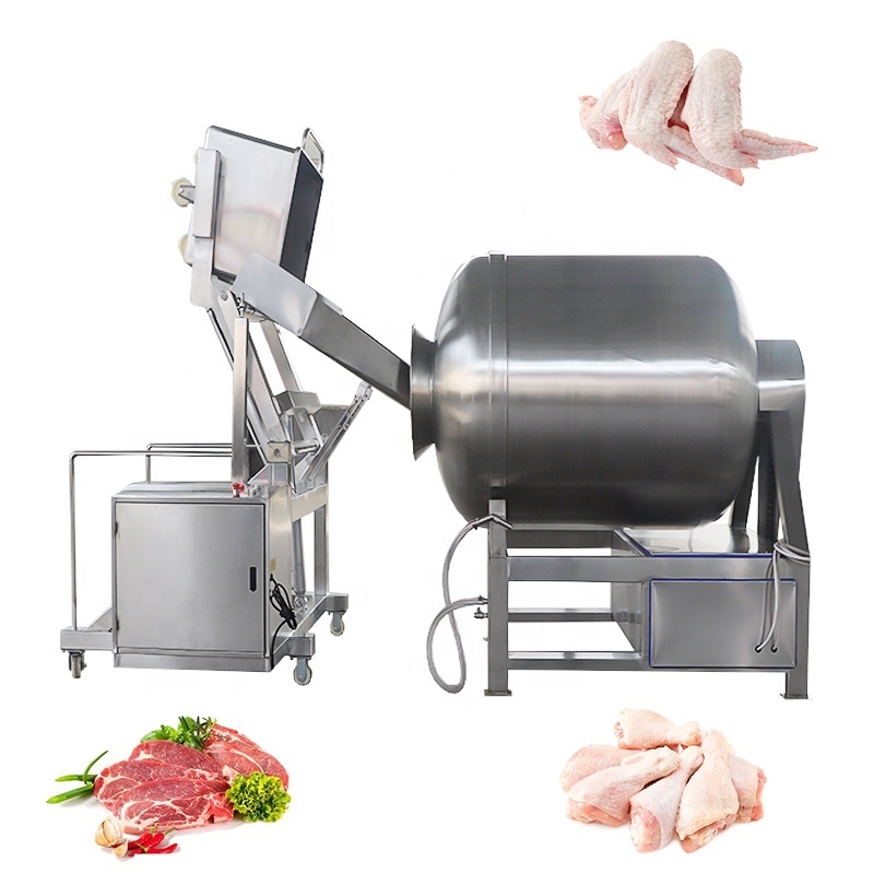 Commercial Vaccum Fish Pork Massager Meat Salt Vacuum Tumbler Marinator Chicken Marinating Machine for Sale