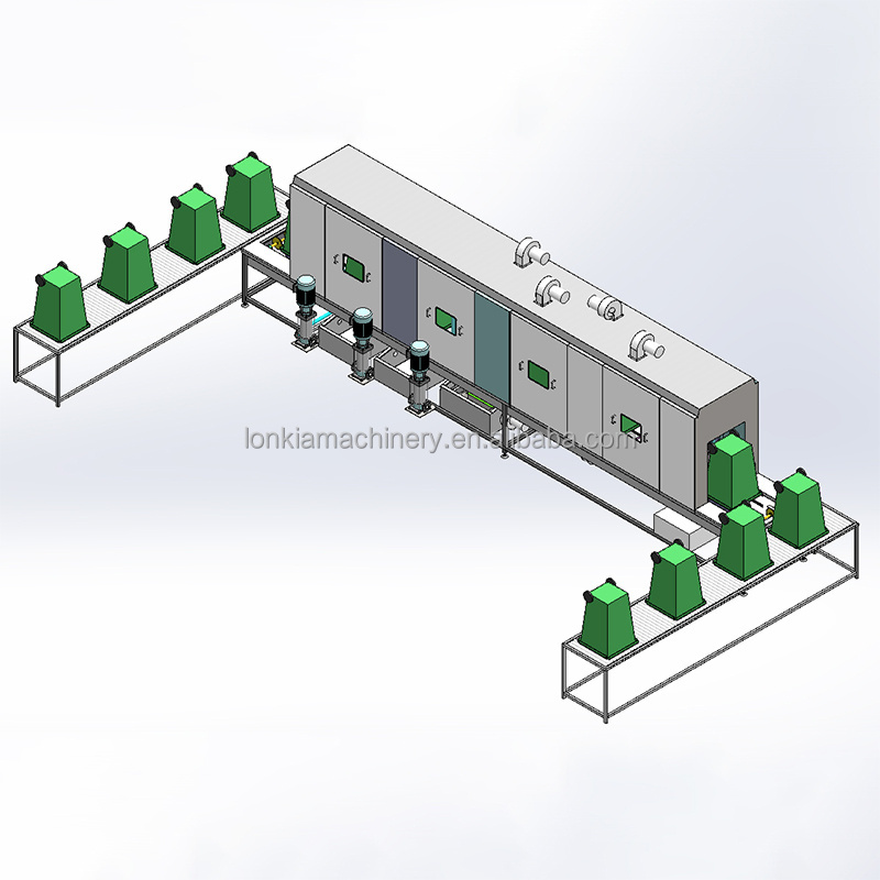 LONKIA High Pressure Plastic Crate/ Tray/ Pallet/Basket Washing Drying Machine Medical Waste Turnover Bins Cleaning Machine