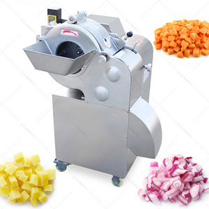 LONKIA Industrial Vegetable Fruit Onion Garlic Ginger Sweet Potato Carrot Cube Dice Dicer Making Cutter Cutting Machine