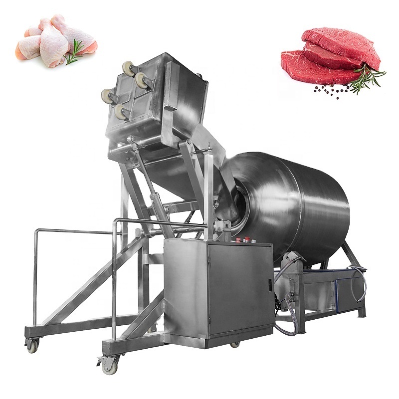 Commercial Vaccum Fish Pork Massager Meat Salt Vacuum Tumbler Marinator Chicken Marinating Machine for Sale