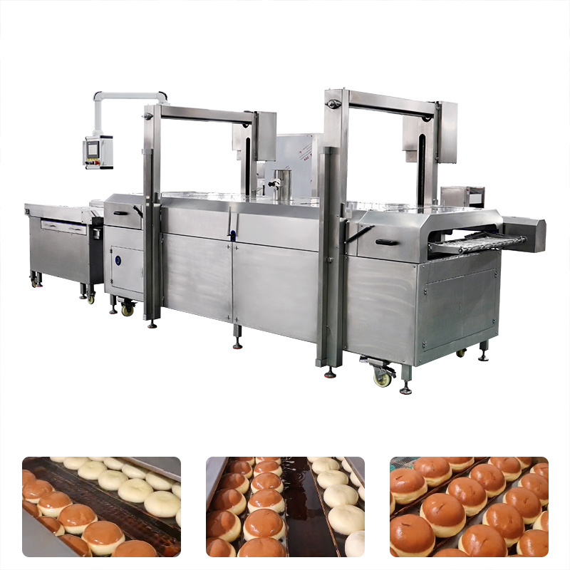 Full Automatic Commercial Small Contibuous Fryer Donut Frying Machine Continuous Frying Machine