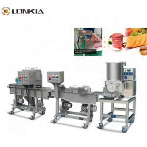 LONKIA Good quality burger making burger press machine chicken nugget production line