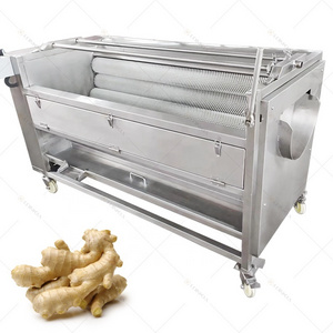 Lonkia potato ginger washing machine brush roller carrot potato turmeric yam washing peeling machine