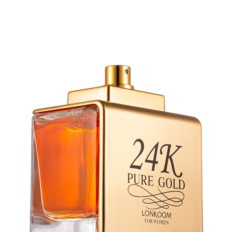 Perfumes originales al por mayor LONKOOM 24K gold perfume for men and women unisex perfume