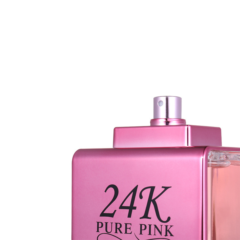 Top selling women perfume 24K pure pink LONKOOM Eau De Parfum long lasting Floral Fruity fragrance