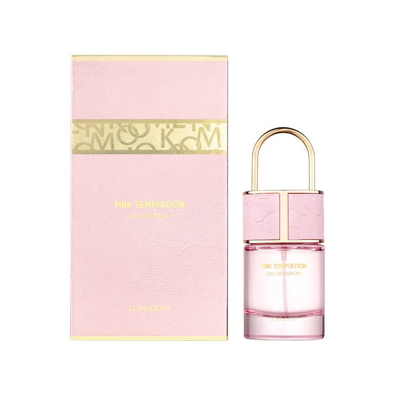 Wholesale LONKOOM original perfumes Pink Temptation eau de parfum long lasting women's perfume