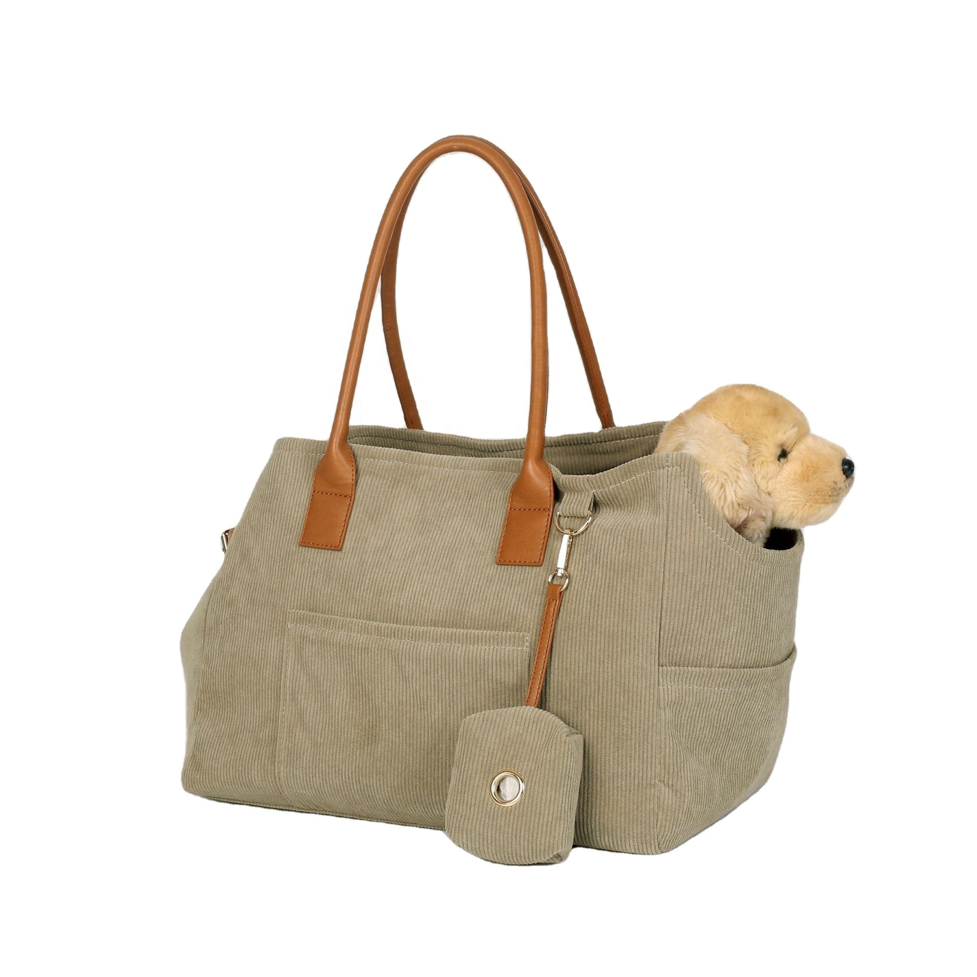 Dog Cat Carrier Folding Convenient Handbag Shoulder Soft Comfort Pet Travel Bag