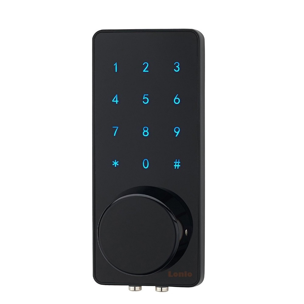 Smart Lock Electronic Touch Screen Keypad Deadbolt Entrance With Key Remote Keypad Digital Door Lock